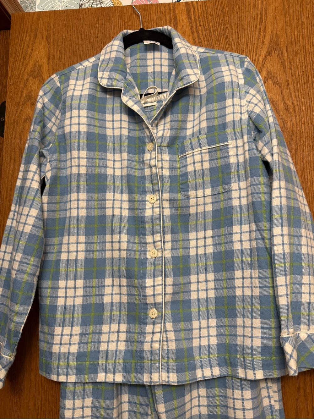 Lands’ End flannel pajamas
